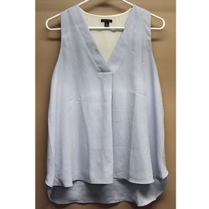 ❌SOLD❌Ann Taylor Pale Blue Sleeveless Blouse